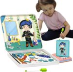 Puzzle magnetic cutie Imbraca artistii Fashion Tinute tematice