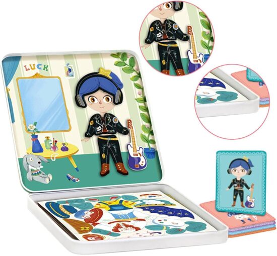 Puzzle magnetic cutie Imbraca artistii Fashion Tinute tematice