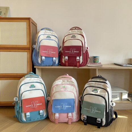 Rucsac Retro M Ghiozdan scoala impermeabil Elevi Adolescenti