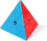 Set 4 Puzzle tip Cub Rubik colorat antistres Jucarie inteligenta