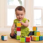 Set Jucarii bebe senzoriale Cuburi Forme cu cifre din silicon