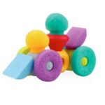 Set Jucarii bebe senzoriale Cuburi Forme cu cifre din silicon