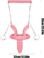 Ham bebe de mers Roz cu Suport de maini Ham de mana reglabil