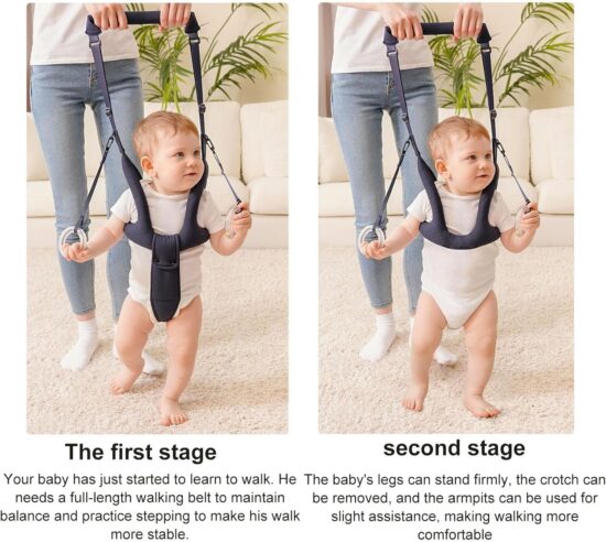 Ham bebe de mers cu Suport de maini Ham de mana reglabil