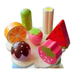 Jucarie Standul cu dulciuri din lemn cu inghetata magnetica