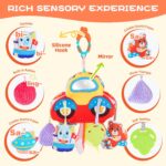 Jucarie senzoriala bebe Masinuta moale pentru dentitie Sozzy