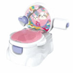 Olita portabila bebe cu capac Animalute lenese cu suport hartie