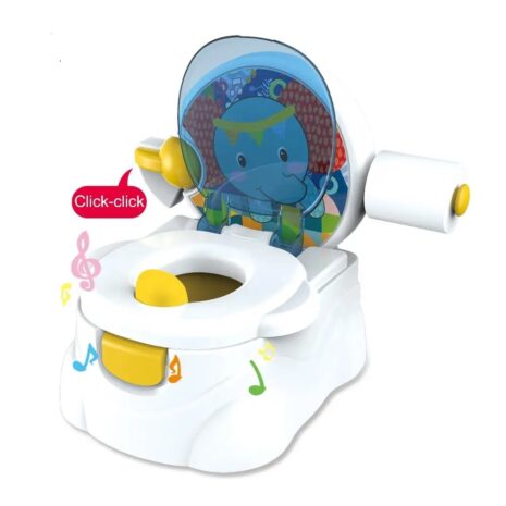 Olita portabila bebe cu capac Elefantul Koala cu suport hartie