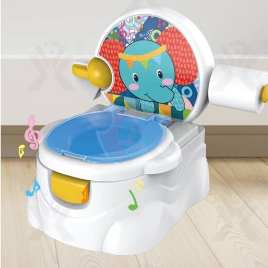 Olita portabila bebe cu capac Elefantul Koala cu suport hartie