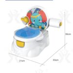 Olita portabila bebe cu capac Elefantul Koala cu suport hartie