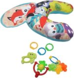 Perna pentru burtica si cap Vulpita cu accesorii bebe Zornaitori