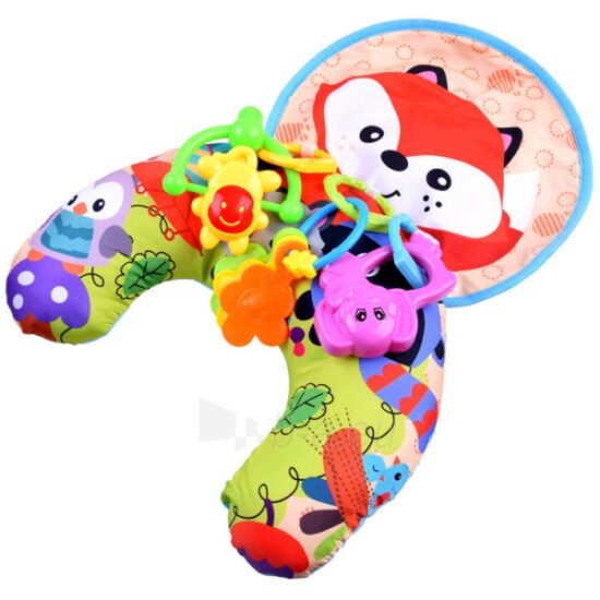 Perna pentru burtica si cap Vulpita cu accesorii bebe Zornaitori