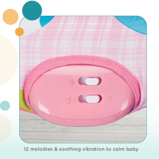 Scaun cu vibratii Leagan Balansoar Muzical accesorizat bebelusi