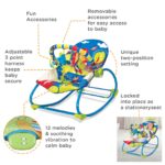 Scaun cu vibratii Leagan Balansoar accesorizat pentru bebelusi