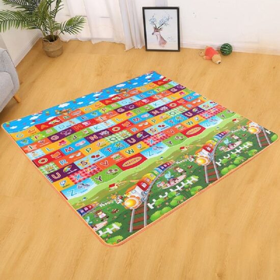 Covor Puzzle educativ termoizolant impermeabil 180x200x0.5 cm