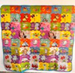 Covor Puzzle educativ termoizolant impermeabil 180x200x0.5 cm