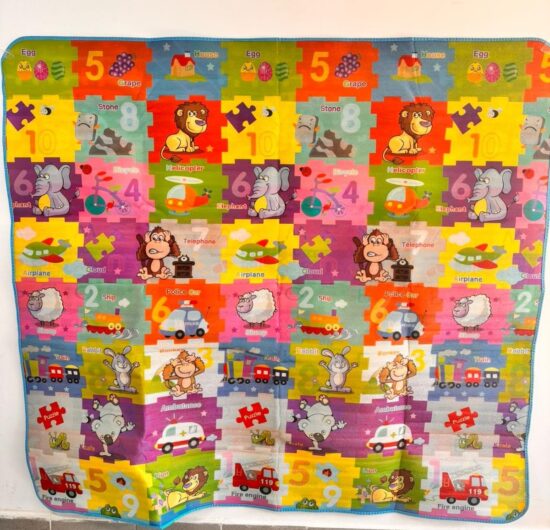 Covor Puzzle educativ termoizolant impermeabil 180x200x0.5 cm