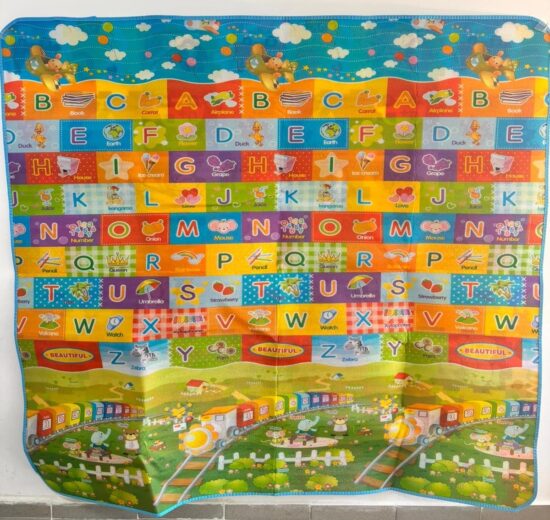 Covor Puzzle educativ termoizolant impermeabil 180x200x0.5 cm