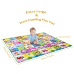 Covor Puzzle educativ termoizolant impermeabil 180x200x0.5 cm