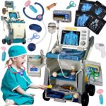 Jucarie Carucior medical cu Raze X Set doctor Trusa medicala