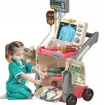 Jucarie Carucior medical cu Raze X Set doctor Trusa medicala