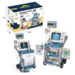Jucarie Carucior medical cu Raze X Set doctor Trusa medicala