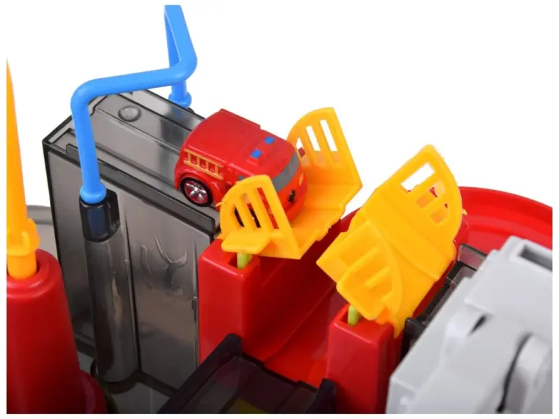 Jucarie Parcare cu obstacole Pista masini Salvare Politie Pompieri