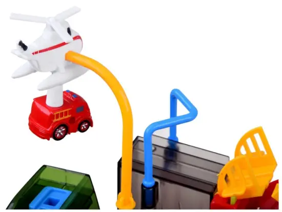 Jucarie Parcare cu obstacole Pista masini Salvare Politie Pompieri