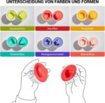 Jucarie Stivuire Ratusca Piramida cu oua si Forme geometrice