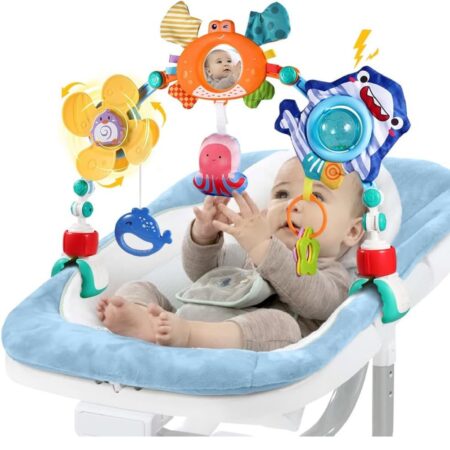 Jucarie de agatat bebelusi pentru Patut Carucior cu Zornaitori