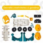 Jucarie pentru motricitate DIY Betoniera demontabila Asambleaza