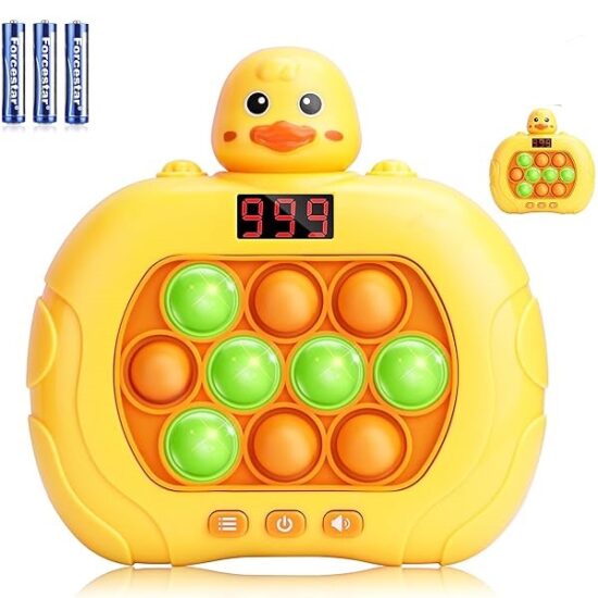 Jucarie senzoriala Pop It Consola Ratusca sunete Whack a Mole