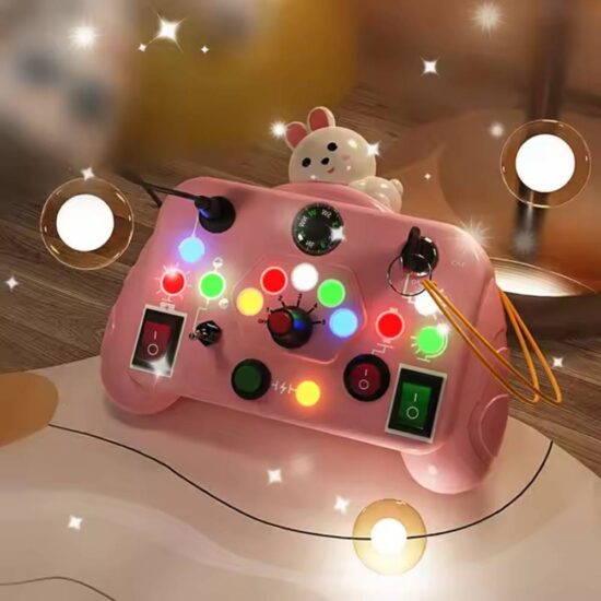 Panou de control Busy Board Jucarie interactiva cu lumini