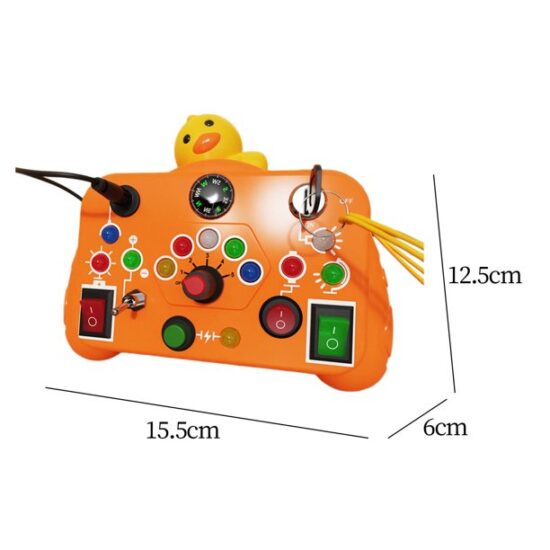 Panou de control Busy Board Jucarie interactiva cu lumini