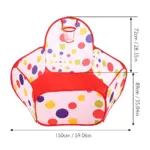 Piscina cu 50 bile colorate Cos de baschet Loc de joaca copii