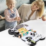 Placa Busy Board Ursuletul Panda cu activitati educative copii