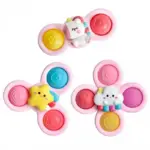 Set 3 Jucarii Senzoriale Spinner cu forme si animalute colorate
