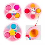 Set 3 Jucarii Senzoriale Spinner cu forme si animalute colorate