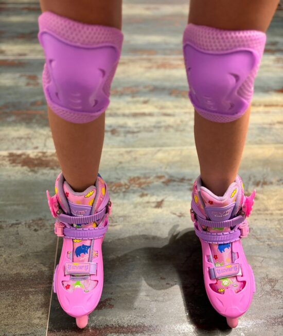 Set Role reglabile Roz Smile Pozitionarea rotilor liniar Lumini LED