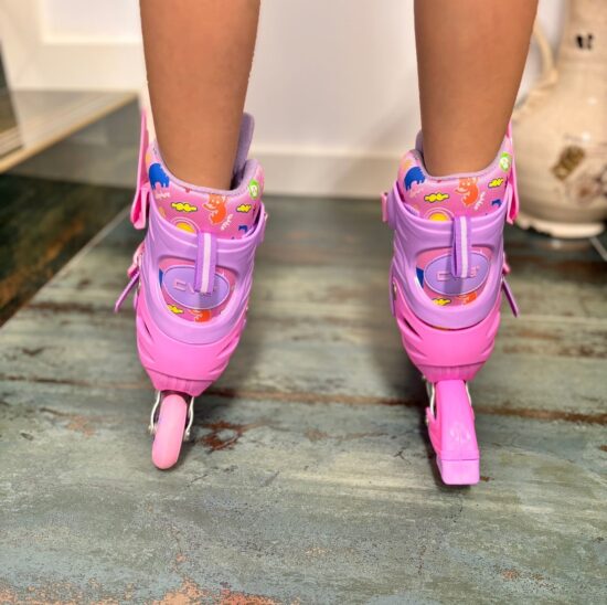 Set Role reglabile Roz Smile Pozitionarea rotilor liniar Lumini LED