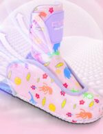 Set Role reglabile Roz Smile Pozitionarea rotilor liniar Lumini LED