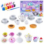 Set creativ Ceai Vase pentru colorat din ceramica Pictam manual