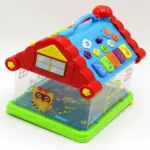 Casuta interactiva bebe cu lumini si muzica Jucarie cu proiectii