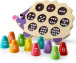 Joc educativ Ariciul Numarare Asociere Potrivire Cifre cu puncte