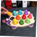 Joc educativ Ariciul Numarare Asociere Potrivire Cifre cu puncte