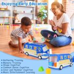 Jucarie Autobuzul scolar cu Alfabet Telefon Forme geometrice