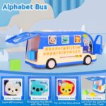 Jucarie Autobuzul scolar cu Alfabet Telefon Forme geometrice
