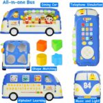 Jucarie Autobuzul scolar cu Alfabet Telefon Forme geometrice
