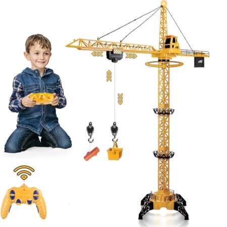 Jucarie Macara cu telecomanda cu brat lung Mobila Transporta