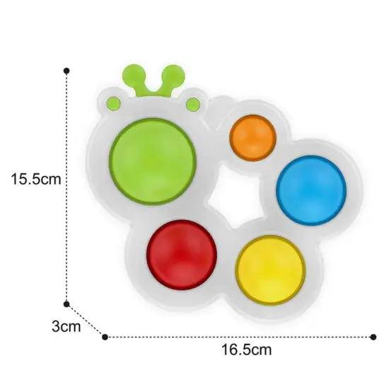 Jucarie senzoriala bebe Omida pentru motricitate Pop It Huanger